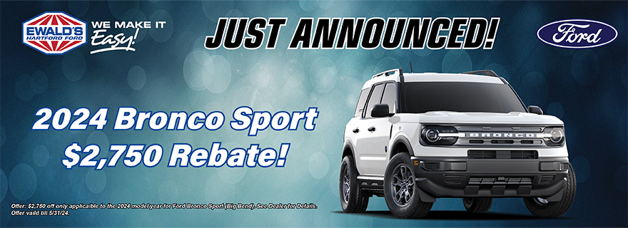 Save on 2024 Ford Bronco Sport